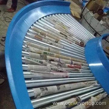 90 degree curve roller conveyor